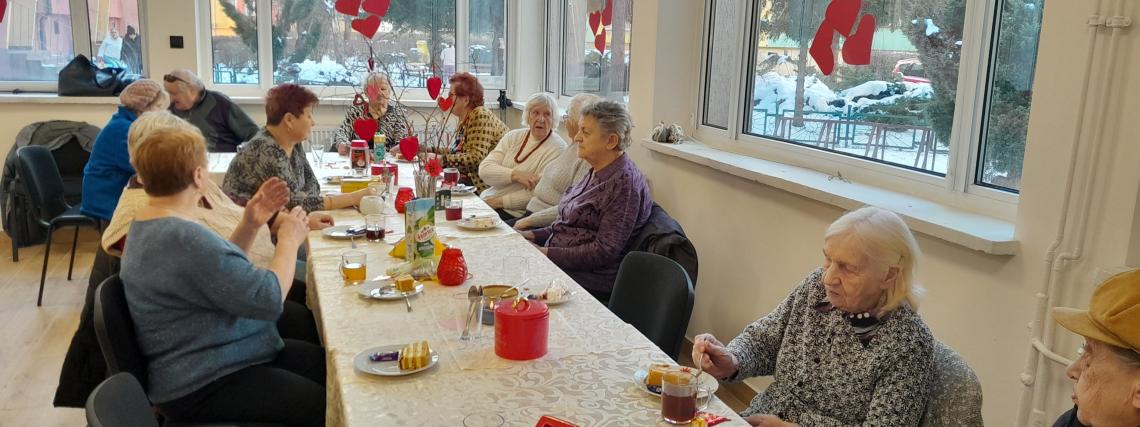 Spotkanie Walentynkowe w Klubie Seniora